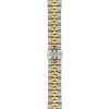 Montre femme Tissot Ballade 34 mm réf. T1562102203100, cadran argenté, bracelet acier – détail du bracelet