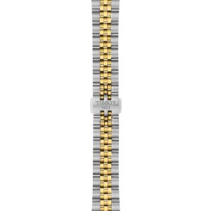Montre femme Tissot Ballade 34 mm réf. T1562102203100, cadran argenté, bracelet acier – détail du bracelet