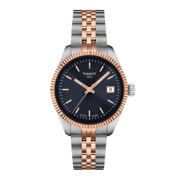 Montre femme Tissot Ballade réf. T1562102204100, mouvement quartz, boîtier 34 mm, acier inoxydable – vue principale, Horlova Maroc