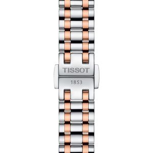 Montre femme Tissot Bellissima 26 mm réf. T126.010.22.013.01, cadran blanc – vue de trois-quarts