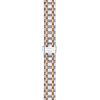 Montre femme Tissot Bellissima 29 mm réf. T1262072201300, cadran blanc, bracelet acier – détail du bracelet