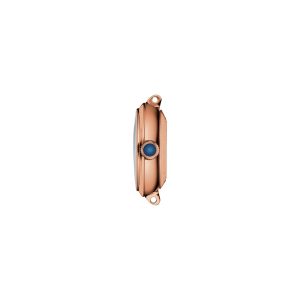 Montre femme Tissot Bellissima 29 mm réf. T1262073601300, cadran blanc, bracelet cuir – vue de profil