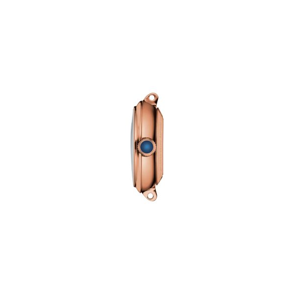 Montre femme Tissot Bellissima 29 mm réf. T1262073601300, cadran blanc, bracelet cuir – vue de profil