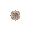Montre femme Tissot Bellissima 29 mm réf. T1262073601300, cadran blanc, bracelet cuir – vue du fond de boîte