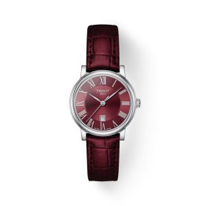 Montre femme Tissot Carson Premium réf. T1222101637300, mouvement quartz, boîtier 30 mm – vue principale, Horlova Maroc