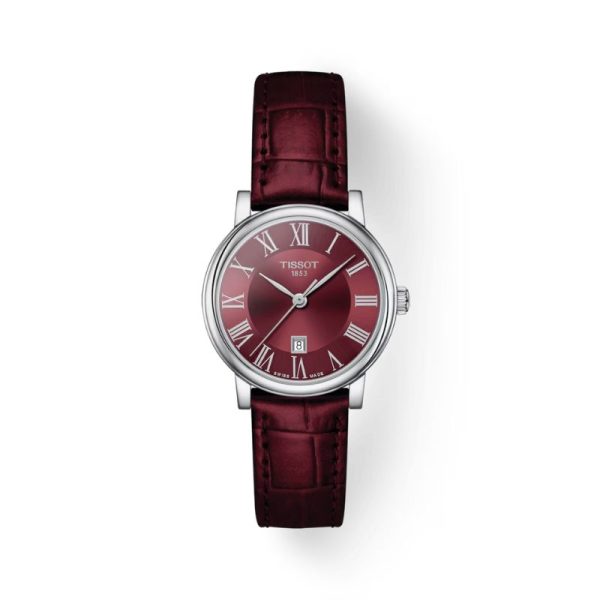Montre femme Tissot Carson Premium réf. T1222101637300, mouvement quartz, boîtier 30 mm – vue principale, Horlova Maroc