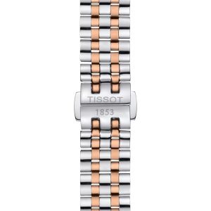 Montre femme Tissot Carson Premium 30 mm réf. T1222102203301, cadran argenté – vue de trois-quarts