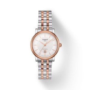 Montre femme Tissot Carson Premium réf. T1222072203101, mouvement automatique, acier inoxydable – vue principale, Horlova Maroc
