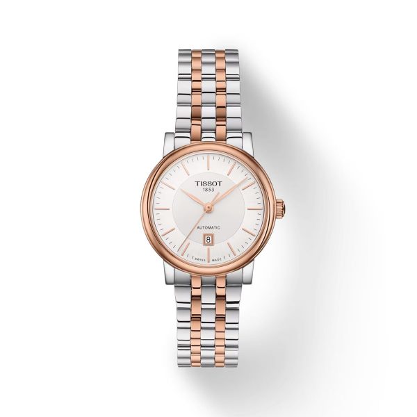 Montre femme Tissot Carson Premium réf. T1222072203101, mouvement automatique, acier inoxydable – vue principale, Horlova Maroc