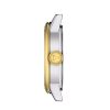 Montre femme Tissot Classic Dream 28 mm réf. T1292102203100, cadran argenté – vue rapprochée