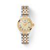 Montre femme Tissot Classic Dream 28 mm réf. T1292102226300, cadran ivoire, mouvement quartz – vue de face | Horlova Maroc
