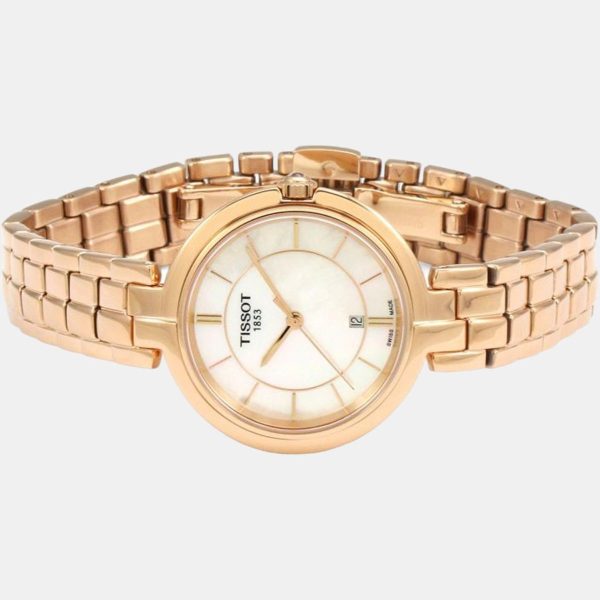 Montre femme Tissot Flamingo réf. T094.210.33.111.01, boîtier 20 mm, acier inoxydable, verre saphir – troisième vue