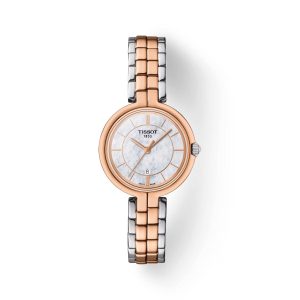 Montre femme Tissot Flamingo réf. T094.210.22.111.00, mouvement quartz, boîtier 26 mm, acier inoxydable – vue principale, Horlova Maroc