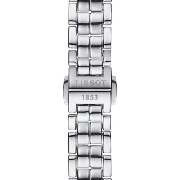 Montre femme Tissot Flamingo réf. T0942101111100, mouvement quartz, boîtier 30 mm, acier inoxydable, cuir, étanche 50 m – deuxième vue