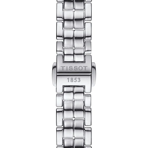 Montre femme Tissot Flamingo réf. T094.210.11.121.00, mouvement quartz, acier inoxydable – quatrième vue
