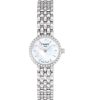 Montre femme Tissot Lovely Collection réf. T058.009.61.116.00, cadran nacré, bracelet acier, mouvement quartz – vue de face | Horlova Maroc