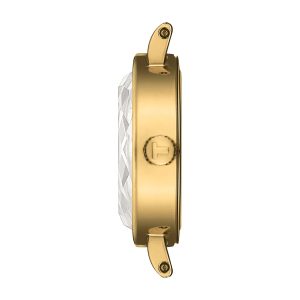 Montre femme Tissot Lovely Round réf. T140.009.36.091.00, mouvement quartz, acier inoxydable, cuir, verre saphir – deuxième vue
