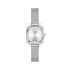 Montre femme Tissot Lovely Square réf. T058.109.11.036.00, mouvement quartz, boîtier 20 mm, acier inoxydable – vue principale, Horlova Maroc