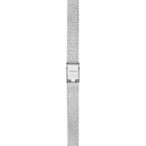 Montre femme Tissot Lovely Square réf. T058.109.11.036.00, mouvement quartz, boîtier 20 mm, acier inoxydable, verre saphir – deuxième vue