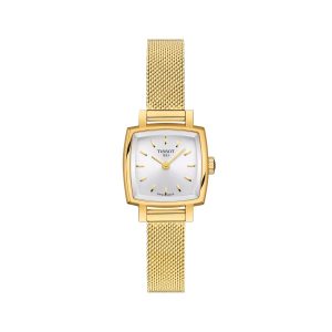 Montre femme Tissot Lovely Square réf. T058.109.33.031.00, mouvement quartz, boîtier 20 mm, acier inoxydable – vue principale, Horlova Maroc