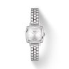Montre femme Tissot Lovely Square réf. T0581091103601, mouvement quartz, boîtier 20 mm, cuir, verre saphir – vue principale, Horlova Maroc