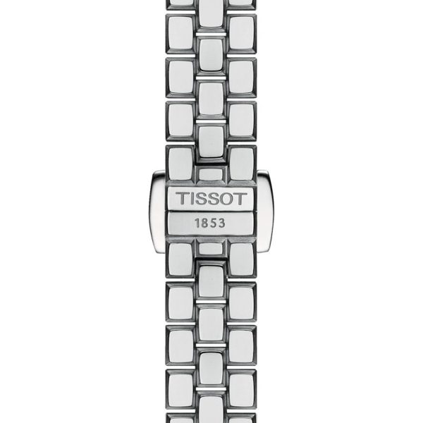 Montre femme Tissot Lovely Square réf. T0581091103601, mouvement quartz, boîtier 20 mm, cuir, verre saphir, étanche 30 m – deuxième vue