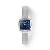 Montre femme Tissot Lovely Square réf. T0581091104100, mouvement quartz, boîtier 20 mm, cuir, étanche 30 m – vue principale, Horlova Maroc