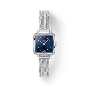 Montre femme Tissot Lovely Square réf. T0581091104100, mouvement quartz, boîtier 20 mm, cuir, étanche 30 m – vue principale, Horlova Maroc