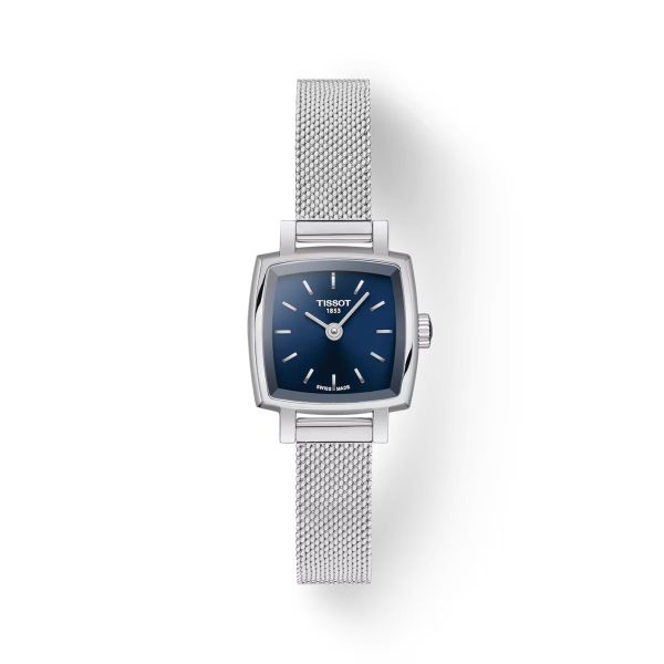 Montre femme Tissot Lovely Square réf. T0581091104100, mouvement quartz, boîtier 20 mm, cuir, étanche 30 m – vue principale, Horlova Maroc