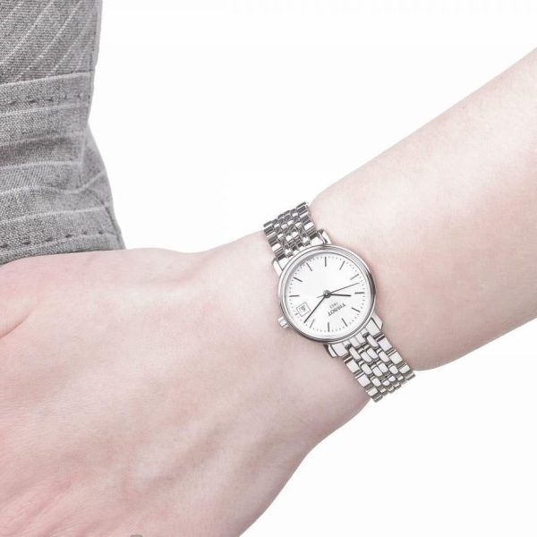 Montre femme Tissot Lovely réf. T058.009.11.031.00, mouvement quartz, acier inoxydable, verre saphir, étanche 30 m – troisième vue