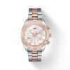 Montre femme Tissot PR 100 Sport réf. T1019172211600, chronographe quartz, boîtier 38 mm, acier inoxydable – vue principale, Horlova Maroc