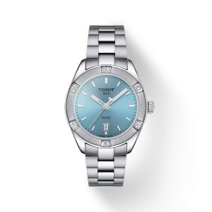 Montre femme Tissot PR 100 Sport réf. T1019101135100, mouvement quartz, acier inoxydable, étanche 100 m – vue principale, Horlova Maroc