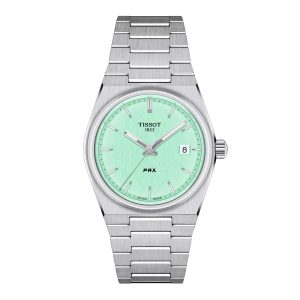 Montre femme Tissot PRX réf. T137.210.11.091.00, mouvement quartz, boîtier 35 mm, acier inoxydable – vue principale, Horlova Maroc