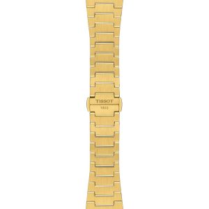 Montre femme Tissot PRX 35 mm réf. T137.210.33.021.00, cadran champagne, bracelet acier – détail du bracelet