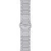 Montre femme Tissot PRX 35 mm réf. T1372101104100, cadran bleu, mouvement quartz – vue de trois-quarts