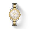 Montre femme Tissot Sport Chic 36 mm réf. T1019102211100, cadran nacré, mouvement quartz – vue de face | Horlova Maroc