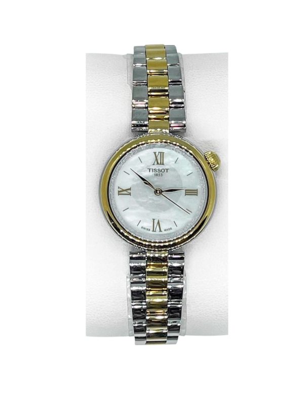 Montre femme Tissot réf. T152.010.22.118.01, bracelet acier, mouvement quartz – vue de face | Horlova Maroc