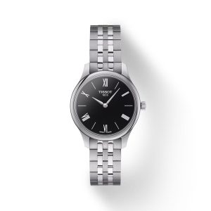 Montre femme Tissot Tradition réf. T0632091105800, mouvement quartz, boîtier 31 mm, acier inoxydable – vue principale, Horlova Maroc