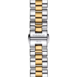 Montre femme Tissot Wave 30 mm réf. T1122102211300, mouvement quartz – vue de trois-quarts