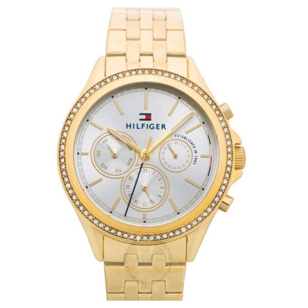 Montre femme Tommy Hilfiger réf. 1781977, chronographe quartz, acier inoxydable – troisième vue