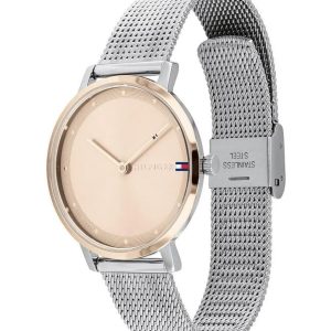 Montre femme Tommy Hilfiger réf. 1782151, mouvement quartz, acier inoxydable – vue principale, Horlova Maroc