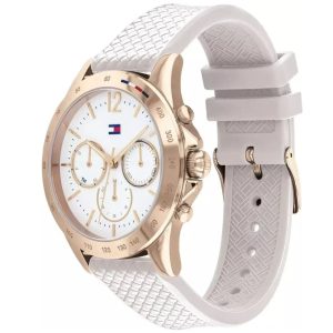 Montre femme Tommy Hilfiger réf. 1782199, mouvement quartz, boîtier 38 mm, caoutchouc, étanche 30 m – deuxième vue