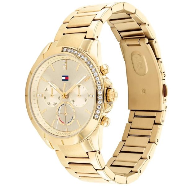Montre femme Tommy Hilfiger réf. 1782385, mouvement quartz, boîtier 38 mm, acier inoxydable, étanche 50 m – troisième vue