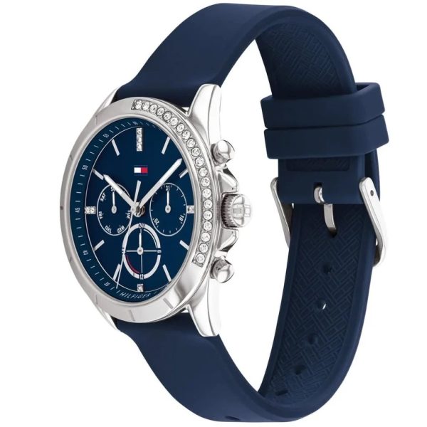 Montre femme Tommy Hilfiger réf. 1782389, mouvement quartz, boîtier 38 mm, caoutchouc, étanche 50 m – deuxième vue