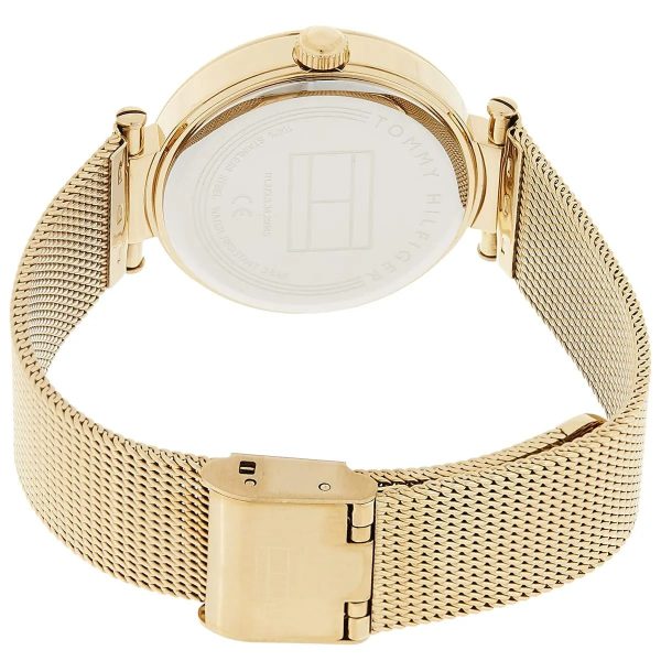 Montre femme Tommy Hilfiger Brillance réf. 1781864, mouvement quartz, boîtier 32 mm, maille milanaise – deuxième vue