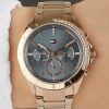 Montre femme Tommy Hilfiger Kennedy réf. 1782386, mouvement quartz, boîtier 38 mm, acier inoxydable, étanche 50 m – troisième vue