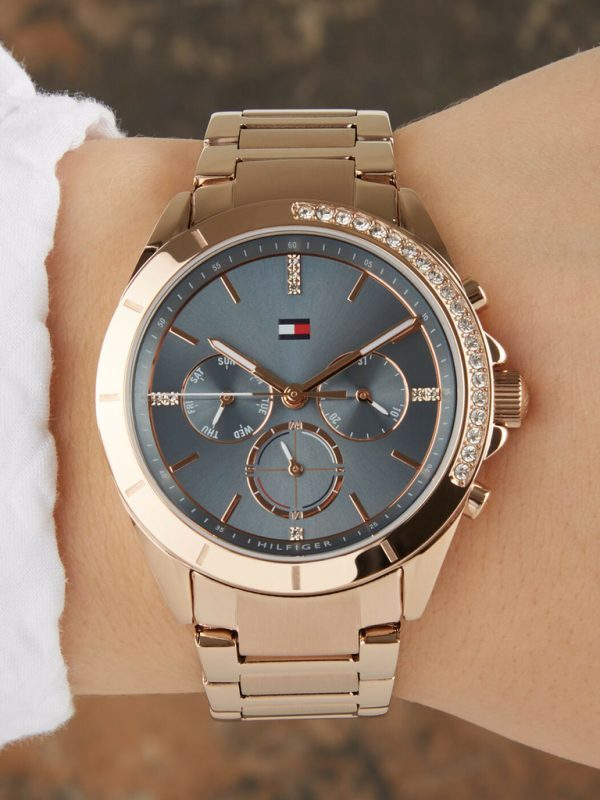 Montre femme Tommy Hilfiger Kennedy réf. 1782386, mouvement quartz, boîtier 38 mm, acier inoxydable, étanche 50 m – troisième vue