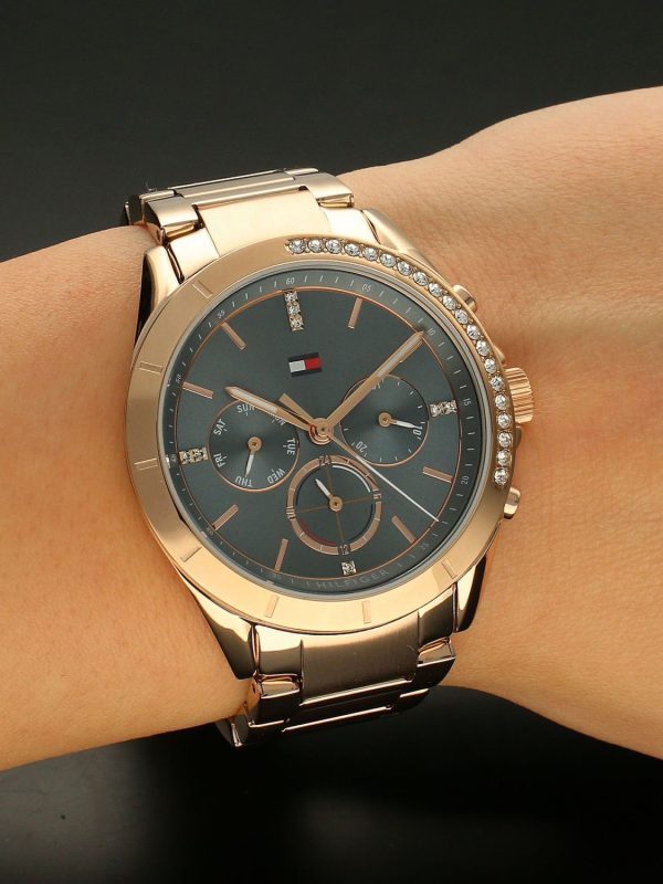 Montre femme Tommy Hilfiger Kennedy réf. 1782386, mouvement quartz, boîtier 38 mm, acier inoxydable, étanche 50 m – quatrième vue