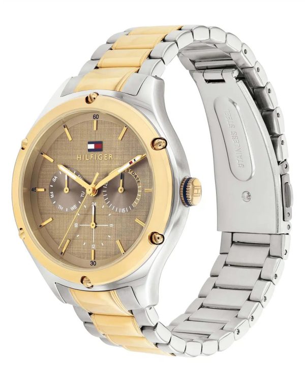 Montre femme Tommy Hilfiger Lexi réf. 1782658, bracelet acier, mouvement quartz – vue de trois-quarts
