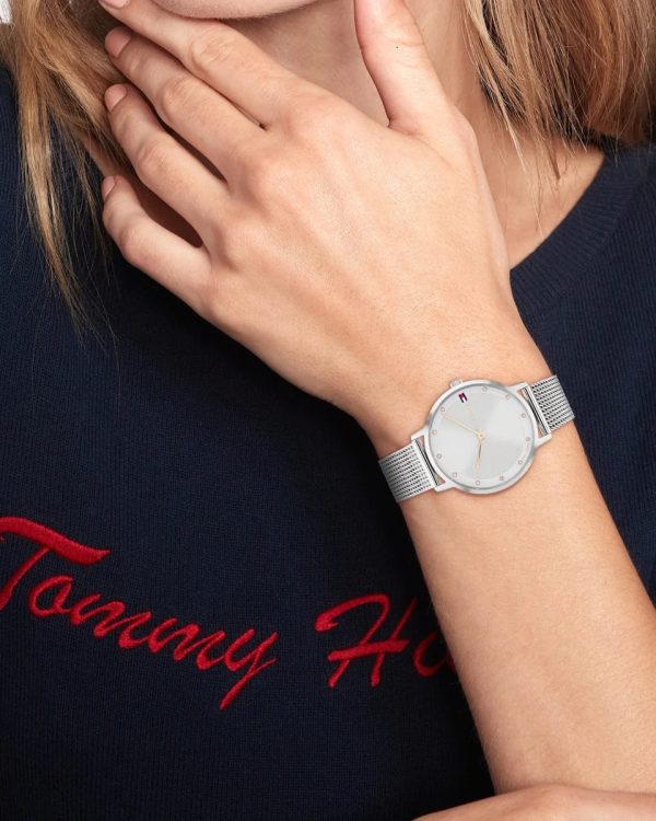 Montre femme Tommy Hilfiger Pippa réf. 1782665, mouvement quartz, acier inoxydable – vue principale, Horlova Maroc